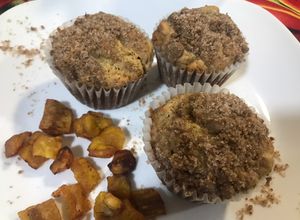 Una foto de Muffins de plátano