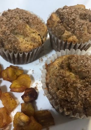 Una foto de Muffins de plátano