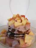 Pancakes de avena con manzana