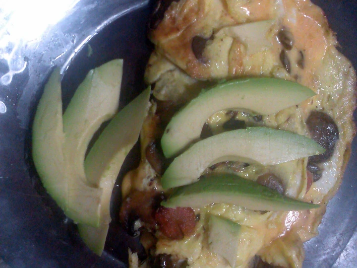 Recipe mushroom cheese jalapenos de vinagre and avacado omelet the Perfect Really delicious