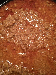 A picture of Hotdog chilli.