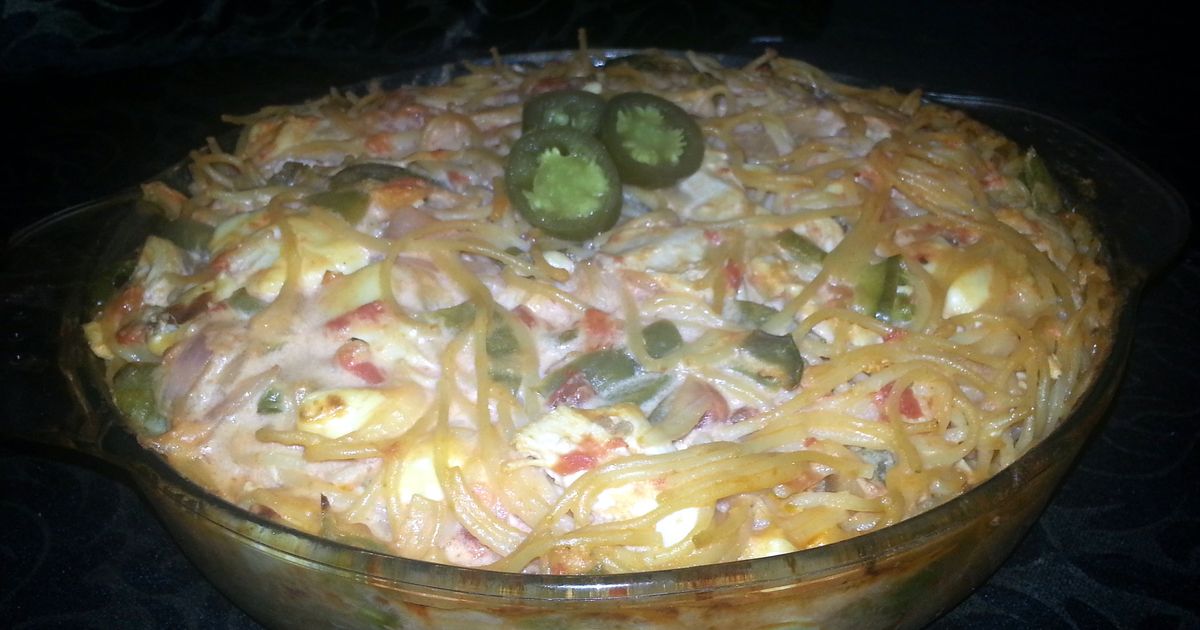 Velveeta Rotel Chicken Spaghetti Recipe By Ajeeby