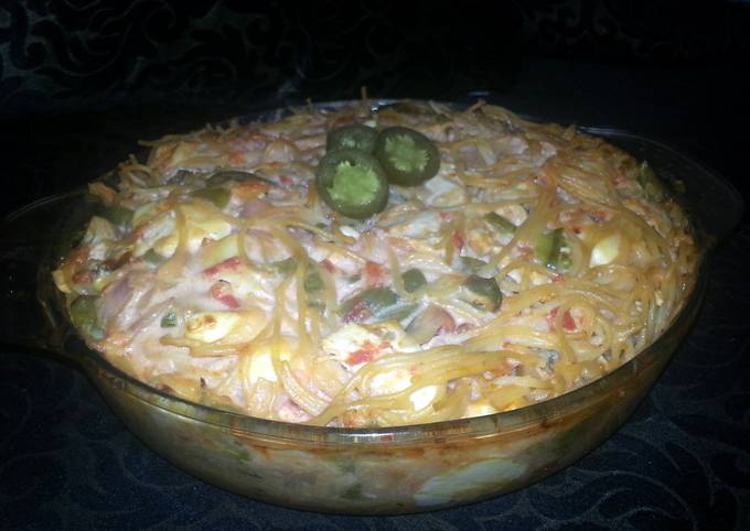 Recipe of Any-night-of-the-week Velveeta rotel chicken spaghetti