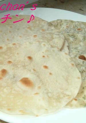 A picture of Homemade Tortillas (with all-purpose flour).