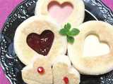 heart sandwiches