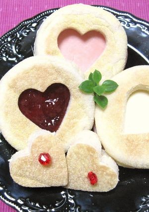 A picture of For Valentine's Day: Easy Heart-shaped Sandwiches.