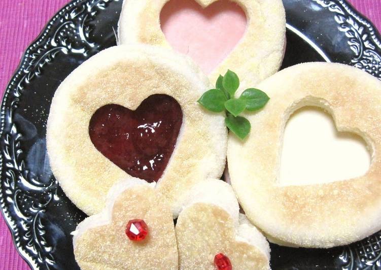 Steps to Prepare Perfect For Valentine&#39;s Day: Easy Heart-shaped Sandwiches