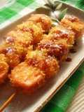 Healthy Fish Sausage & Onion Skewers (Kushiage)
