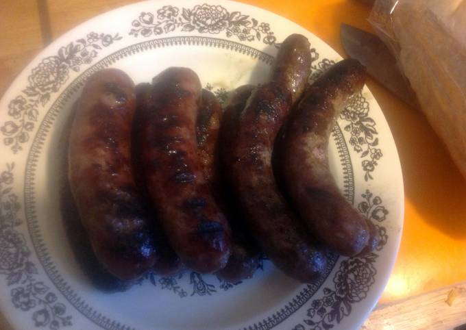 Recipe of Award-winning Wisconsin beer brats