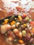 Sopa de frijoles mixtos