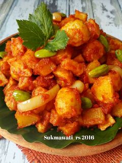Foto resep Sambel Kentang Telur Puyuh