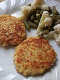 Medallones de Porotos con ensalada de Chauchas y Coliflor