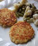 Medallones de Porotos con ensalada de Chauchas y Coliflor