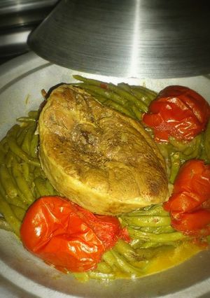 Une photo de Tajine d'agneau aux haricots verts 🍴
