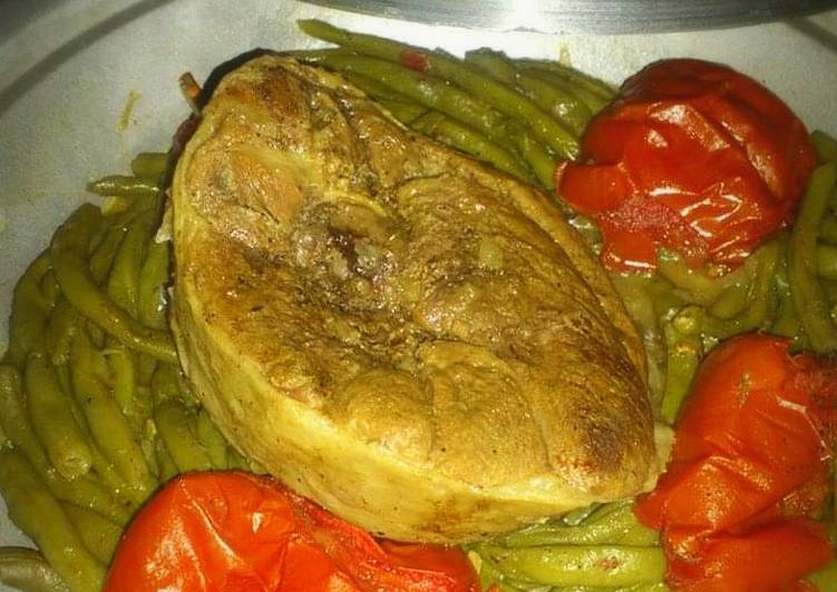 Tajine d'agneau aux haricots verts 🍴