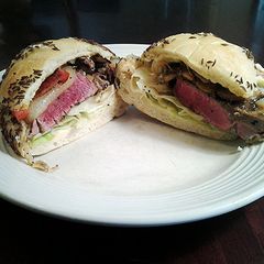 A picture of The Ultimate Steak Sandwich.