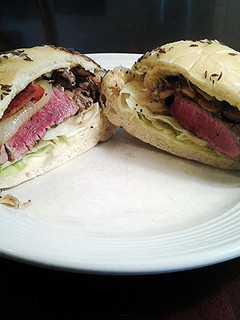 A picture of The Ultimate Steak Sandwich.