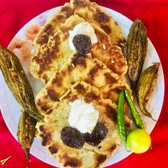 A picture of Sweet Paranthas.