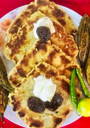 A picture of Sweet Paranthas.