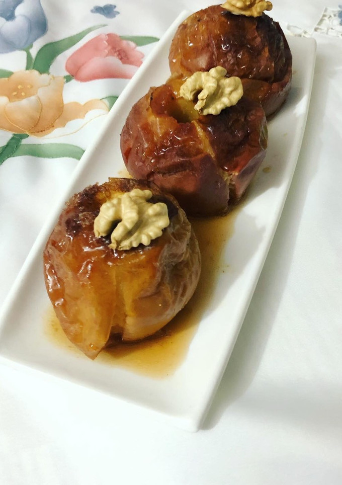 Una foto de Manzanas al horno