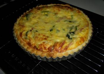 Easy Recipe Simple HomeMade Quiche without Heavy Cream Savory Delicious