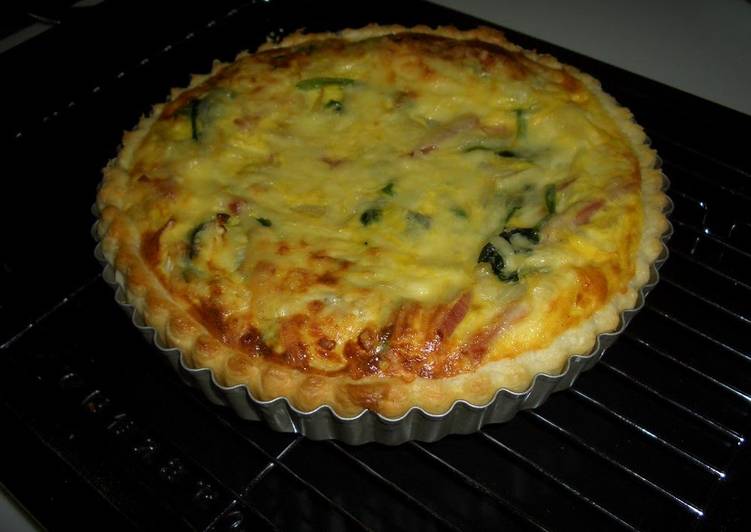 Steps to Prepare Super Quick Homemade Simple Home-Made Quiche without Heavy Cream