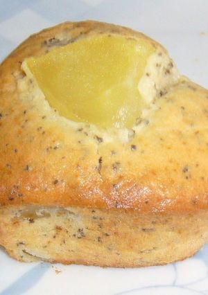 A picture of Moist and Fluffy Apple and Tea Muffins.
