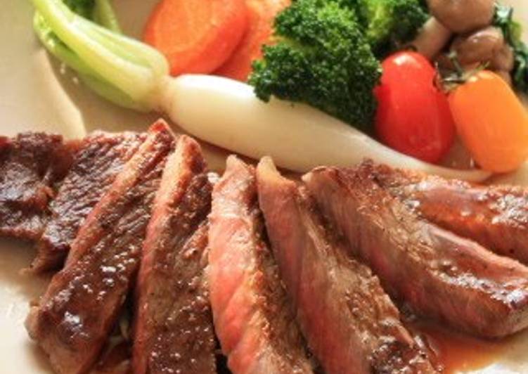 Steps to Prepare Super Quick Homemade Kobe Beef Steak