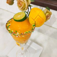 A picture of Fresh mango slush.