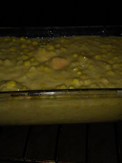 A picture of corn casserole.