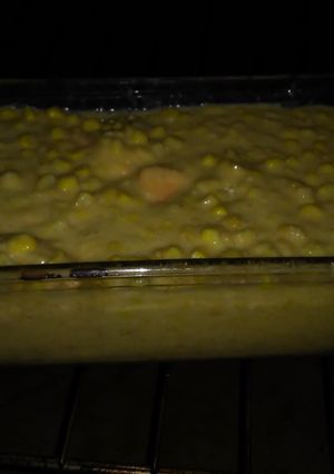 A picture of corn casserole.