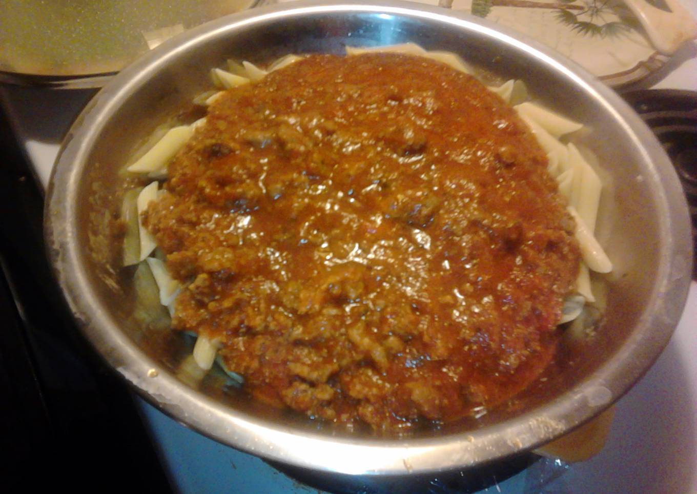 Six dollar Penne & Italian sausage spaghetti