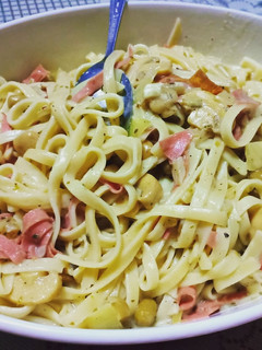 Foto resep Fettucini Carbonara