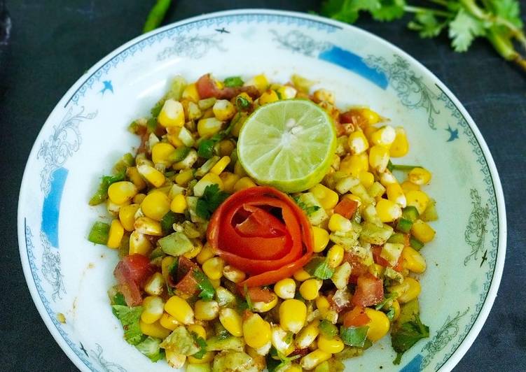 Recipe of Quick Sweetcorn chat