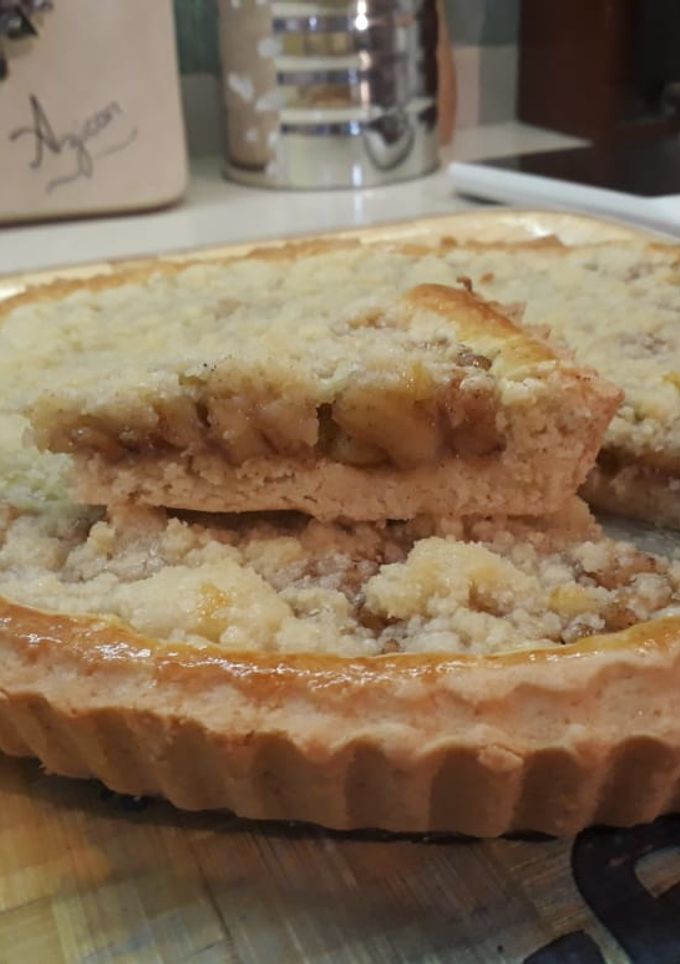 Una foto de Tarta de manzana
