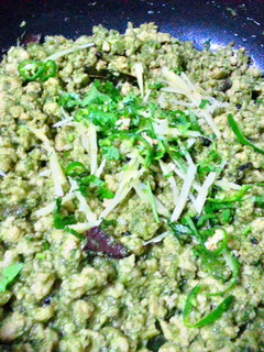A picture of Green Chicken Mince.