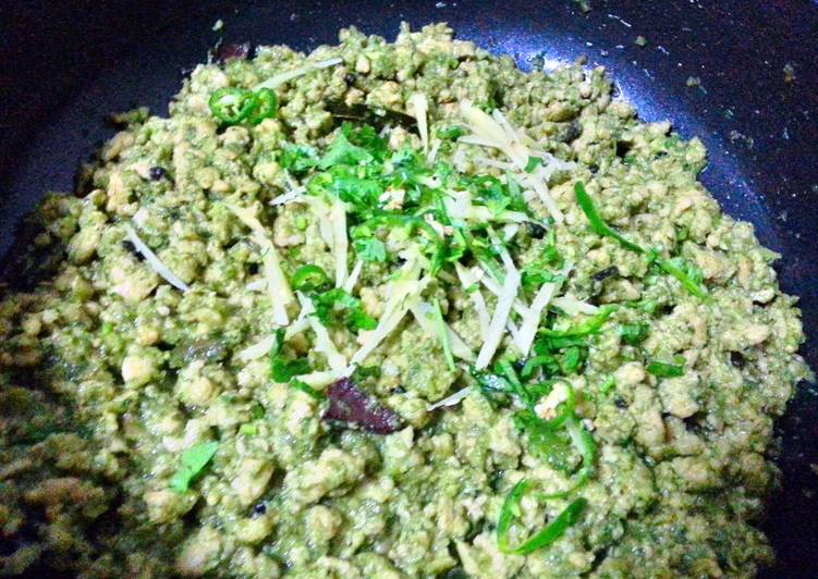 Recipe of Perfect Green Chicken Mince