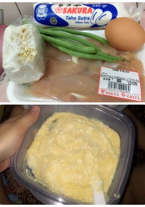 Foto resep Ayam fillet+tofu (MPASI)