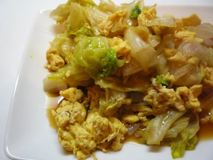 Easy Steps Prepare Recipes Easy Lettuce &amp;amp; Egg Stir-Fry with Oyster Sauce the Delicious Really Delicious.