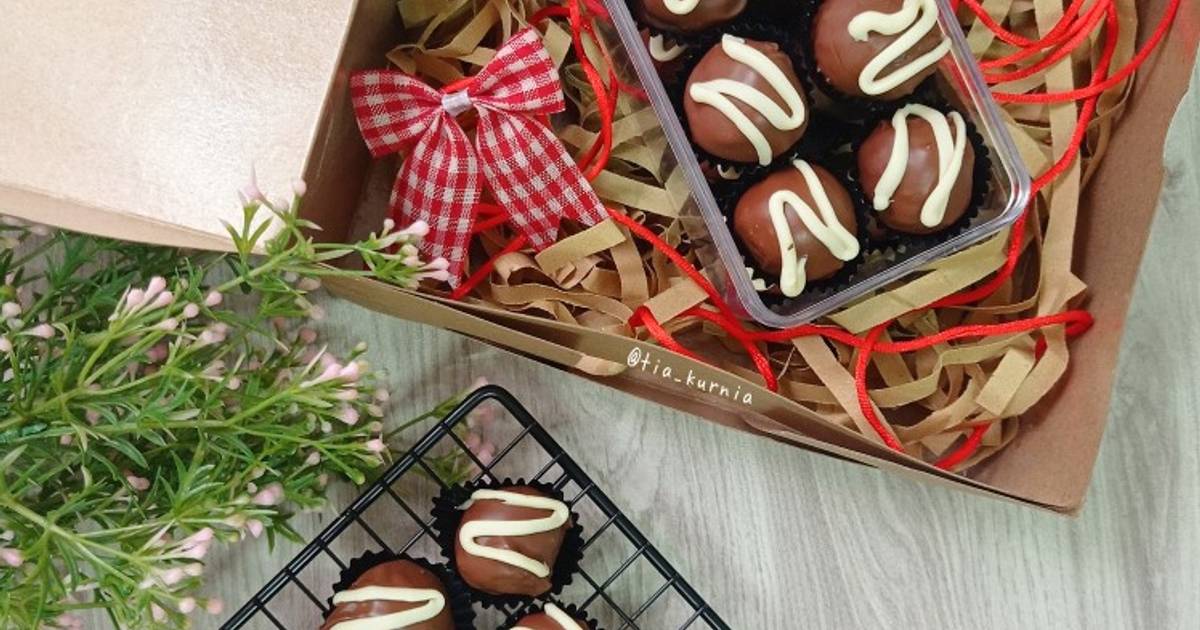 Resep Ide Hampers Lebaran 🎀 : Almond Choco Ball Oleh Tia Kurnia - Cookpad