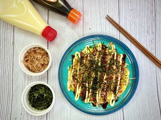 พิซซ่าญี่ปุ่น (Okonomiyaki) 🥓