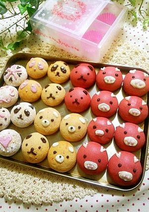 A picture of Strawberry Cream Cheese Cookies for Valentine's Day.