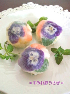 A picture of Western-Style Temari-Zushi For Hanami Cherry Blossom Viewing Parties or Bentos.