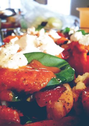 A picture of Stuffed bell peppers.