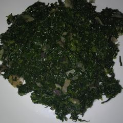 A picture of Sauted sukumawiki.