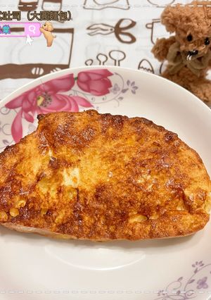 法式吐司（大圓麵包、無牛奶版） 的食譜成品照片