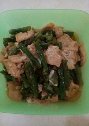 Foto resep Oseng Kacang Panjang Tahu