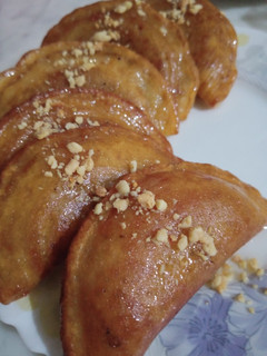 صورة لوصفة قطايف معسلة وبنيينة 😍