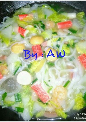Foto resep Kwetiau rebus (menu anak)