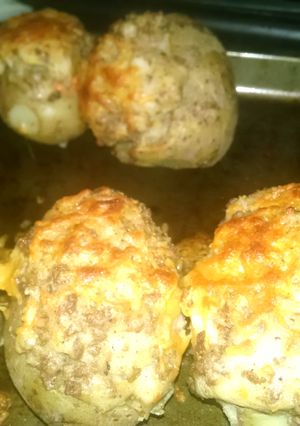 A picture of Shepherd's Pie Twice Baked Potatoes.